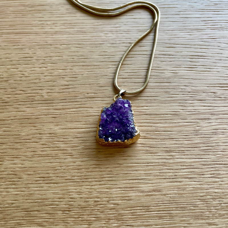 Pendentif Druse Amethyste