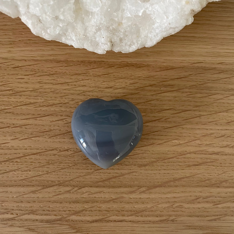 COEUR AGATE GRISE