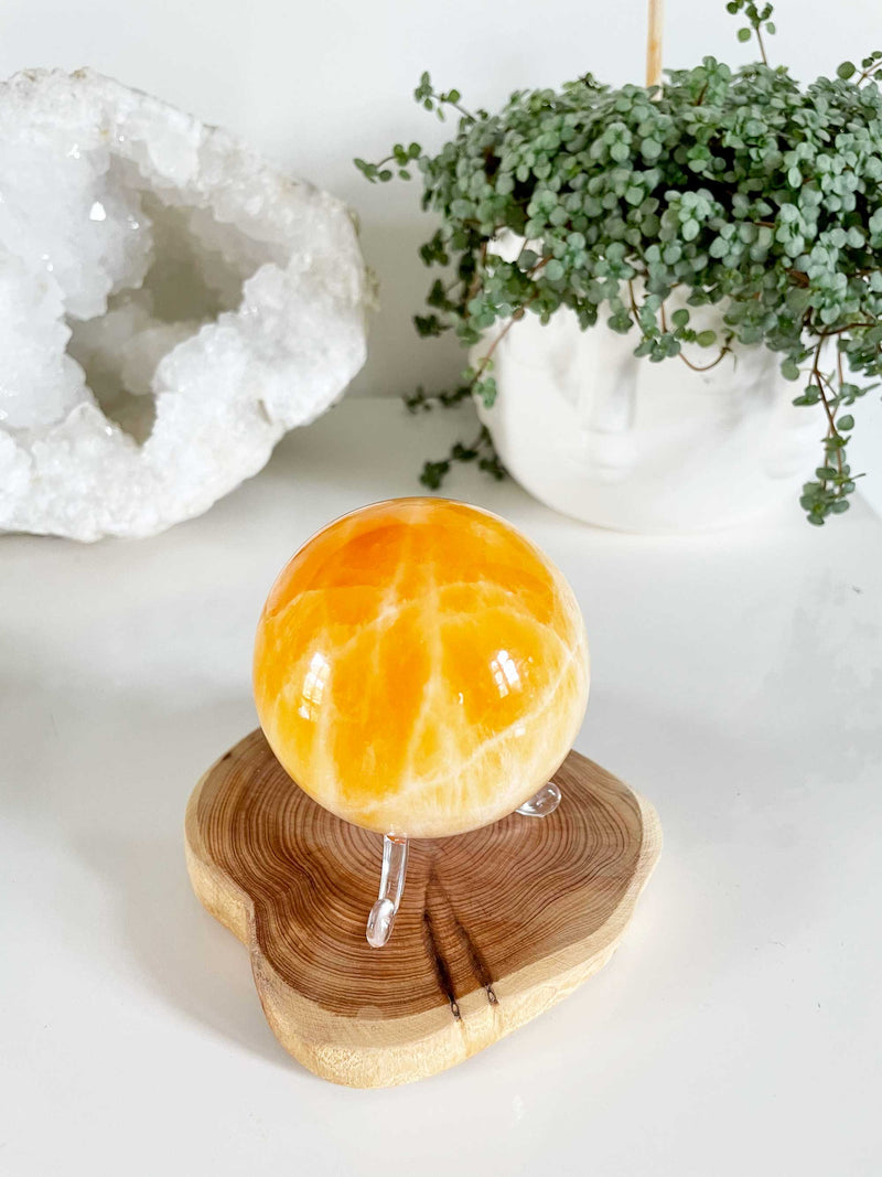 SPHERE CALCITE ORANGE